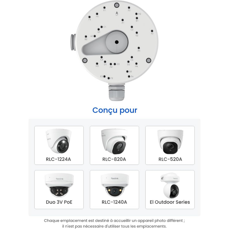 Reolink D20 - Boîtier Dome