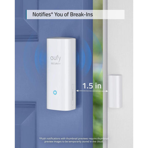 Eufy Capteur d'entrée - Détecteur pour Portes et fenêtres avec Alarme - Nécessite Eufy HomeBase-Tektek