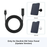 Reolink-ext type-C 4.5m blanc & noir