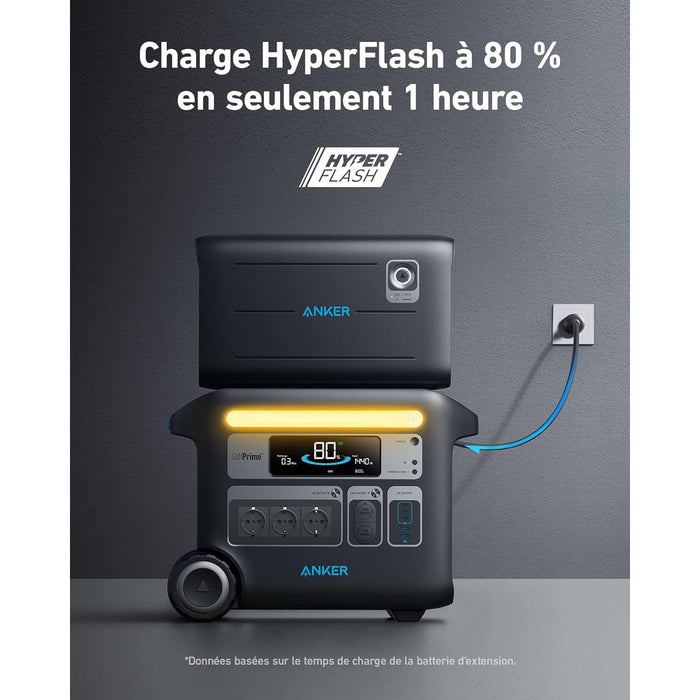 Anker 760 - Batterie d’extension 2560Wh pour générateur solaire Anker F2000