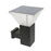 Applique solaire murale carrée 500lm Blanc froid 6000K