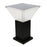 Borne solaire carrée 26cm 500lm Blanc froid 6000K