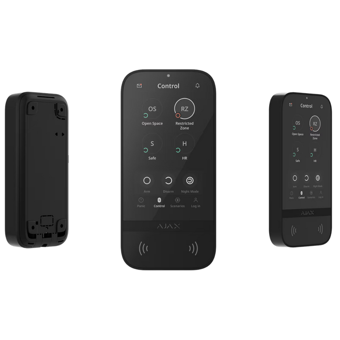 AJAX-KeyPad TouchScreen Jeweller (Blanc & Noir)