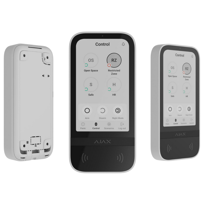 AJAX-KeyPad TouchScreen Jeweller (Blanc & Noir)
