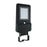 Lampadaire solaire 3000lm blanc froid 6000K