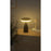 Lampe de table solaire noir