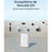 Pack Reolink - Enregistreur sans fil Home Hub 64Go + 2 caméras solaires Argus 4 Pro