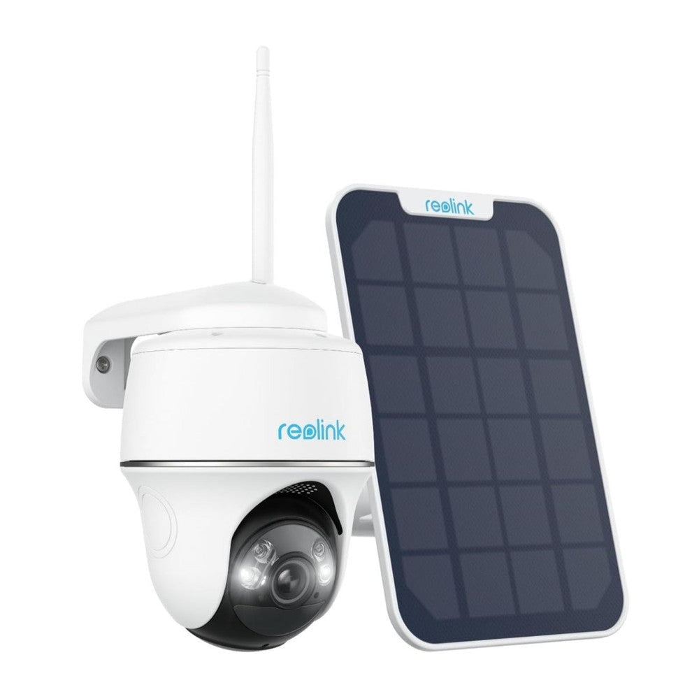 Reolink Argus PT 2024 - Caméra solaire Wifi 5MP 360°- Détection intelligente - Projecteur LED