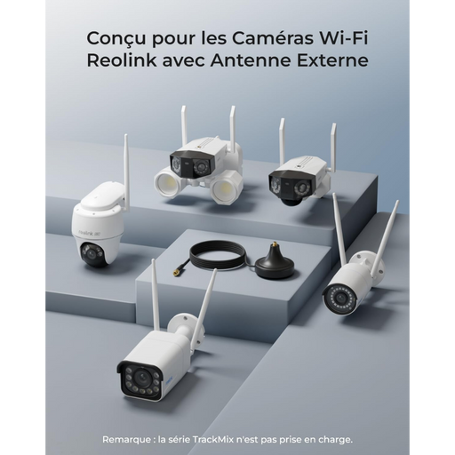 Reolink Antenna EX Cable - Câble d'Extension d'Antenne WiFi