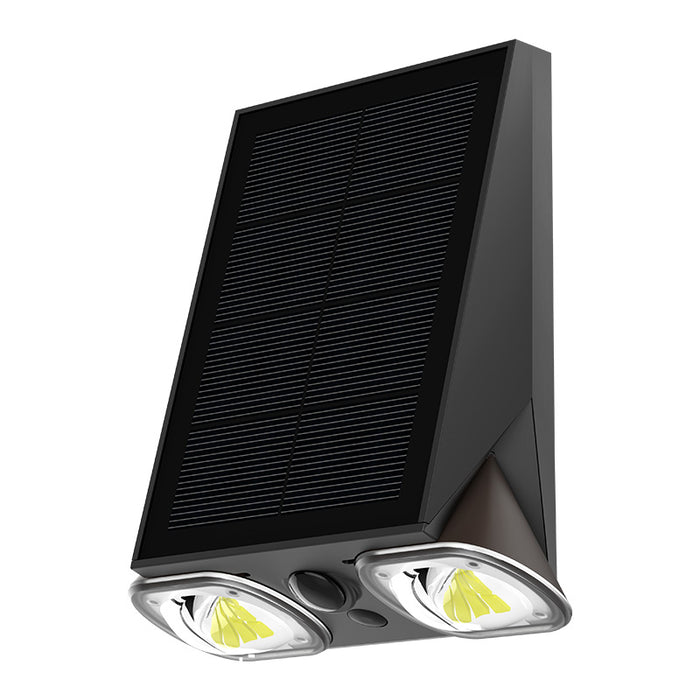 Spot solaire double 800lm PIR-Tektek