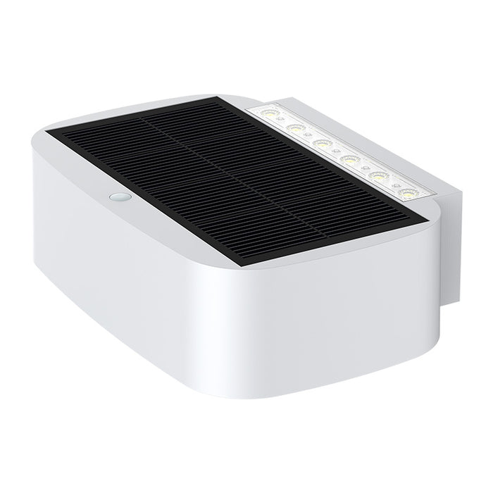 Applique murale solaire haut/bas 700lm blanche-Tektek
