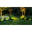 Spot solaire 300lm pour jardin, étanche IP65, Blanc Chaud 3000K