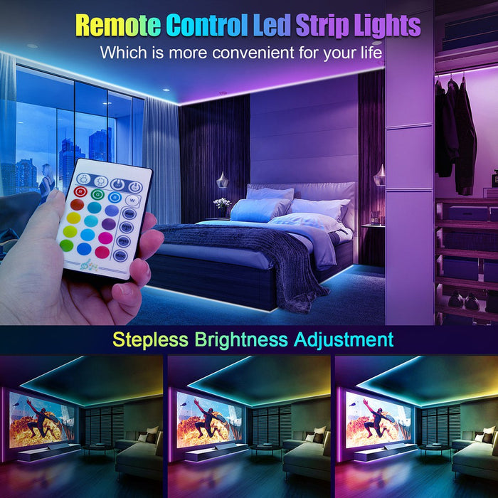 Kit ruban LED extérieur, RVB multicolore, 30leds/m, transfo inclus
