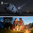 Lampe de camping tube LED sans fil 24cm, magnétique, rechargeable par USB