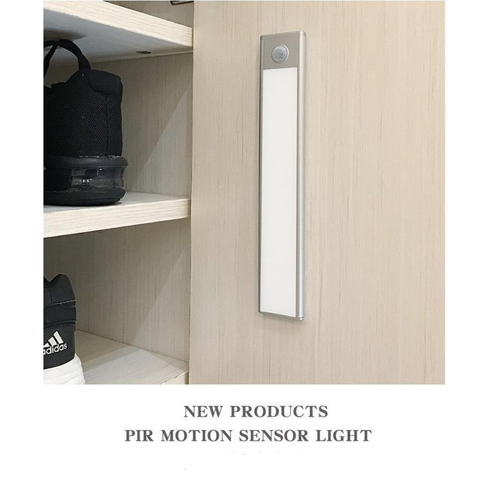 Bar LED 23cm/40cm/60cm, détecteur de mouvement, connexion par USB, blanc froid 6000K