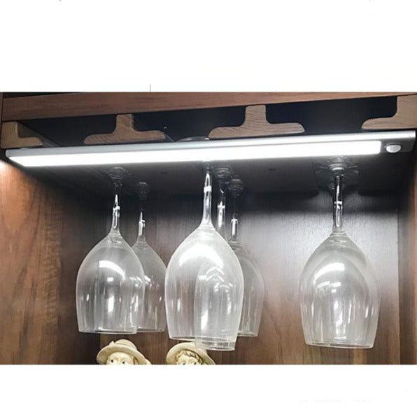 Bar LED 23cm/40cm/60cm, détecteur de mouvement, connexion par USB, blanc froid 6000K
