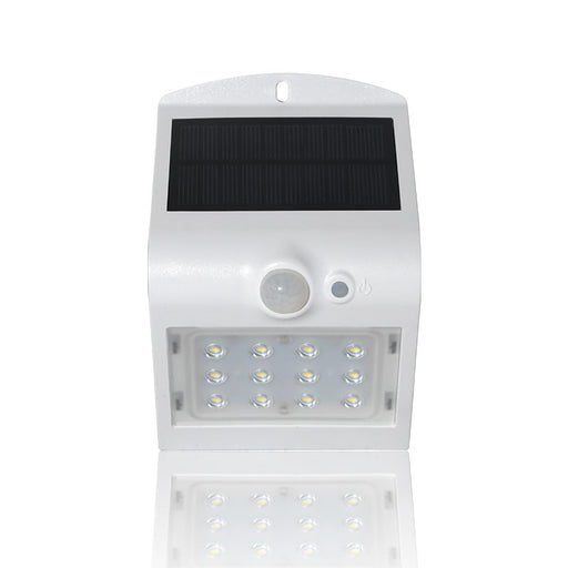 Applique LED solaire d’extérieur, 2 modes d’éclairage, détecteur de mouvement
