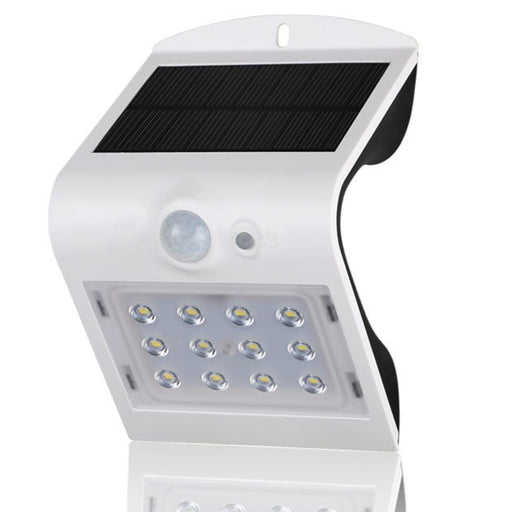 Applique LED solaire d’extérieur, 2 modes d’éclairage, détecteur de mouvement