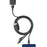 BASEUS - Câble USB-A charge rapide 66W 3 en 1 120mm