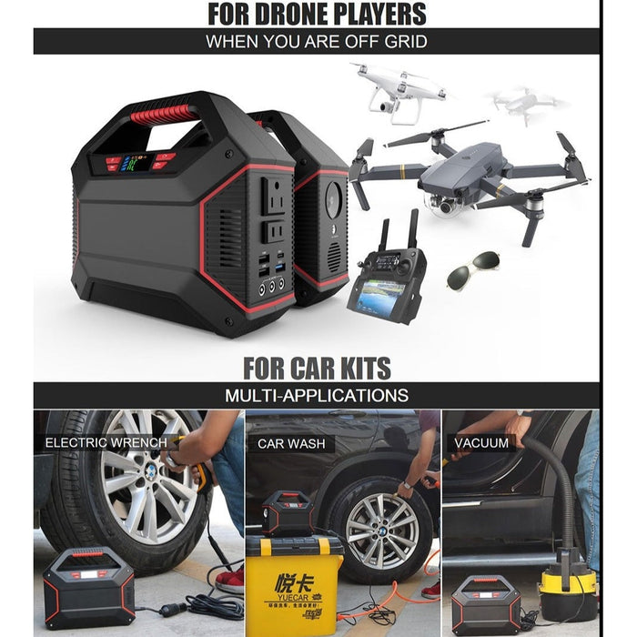 Générateur solaire portable 155Wh
