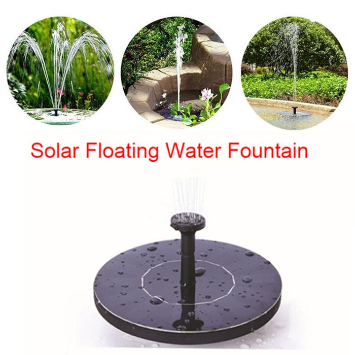 Kit pompe à eau solaire pour fontaine de bassin, étang, piscine, 1W