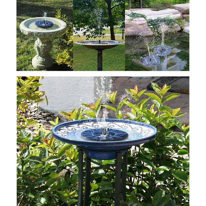 Kit pompe à eau solaire pour fontaine de bassin, étang, piscine, 1W