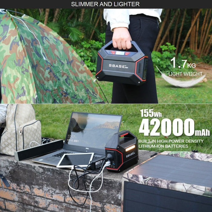 Générateur solaire portable 155Wh
