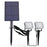Lot de 2 Spots LED solaires 400lm pour jardin, étanche IP65