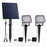 Lot de 2 Spots LED solaires 400lm pour jardin, étanche IP65