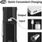 Supfire - Lampe torche LED 6000lm blanc froid 6000K, rechargeable