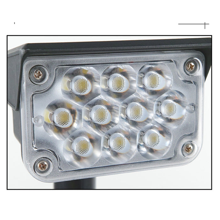 Spot LED solaire 20leds 250lm pour jardin, étanche IP65