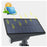 Spot LED solaire 20leds 250lm pour jardin, étanche IP65