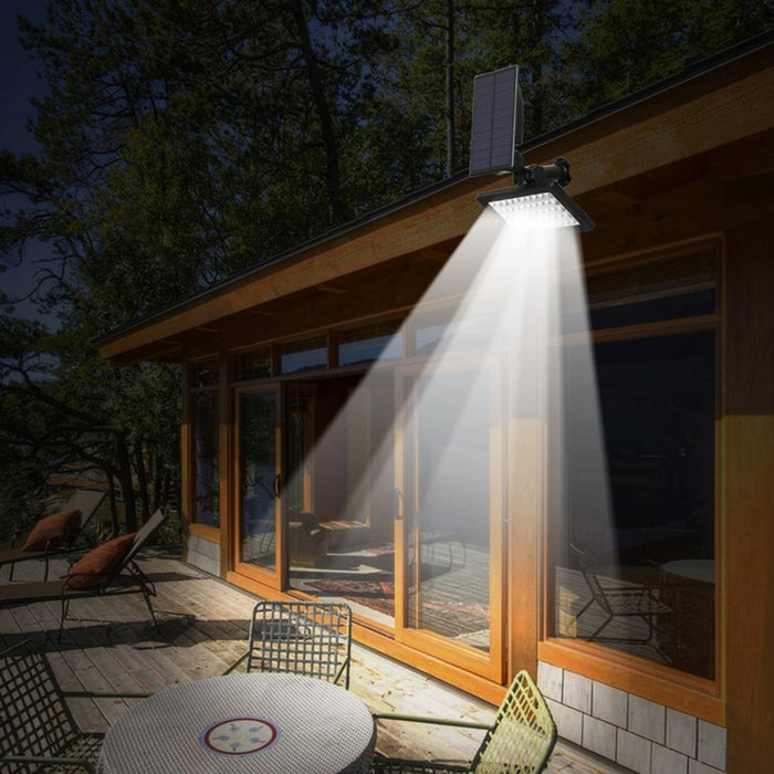 Spot LED solaire 50leds 200lm pour jardin, étanche