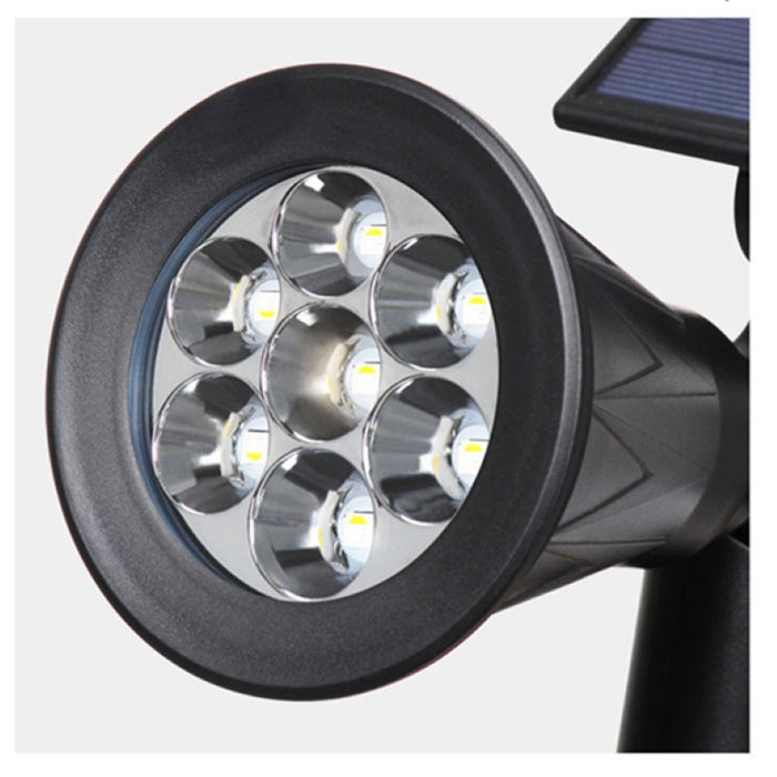 Spot LED solaire RVB multicolore pour jardin, étanche IP65