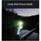 Supfire - Lampe torche LED 1200lm blanc froid 6000K, rechargeable