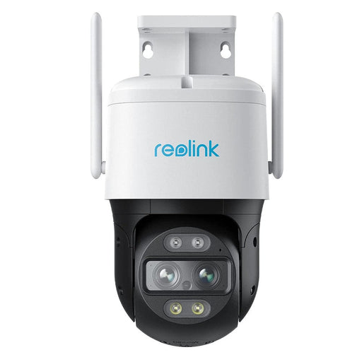 Reolink Trackmix Wifi - Caméra extérieure 4K 8MP, double objectif 360° - Suivi de mouvement et zoom automatique