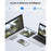 Reolink Trackmix Wifi - Caméra extérieure 4K 8MP, double objectif 360° - Suivi de mouvement et zoom automatique